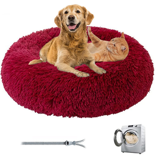 Nurrio Calming Pet Bed — Anti-Anxiety Donut (Large)